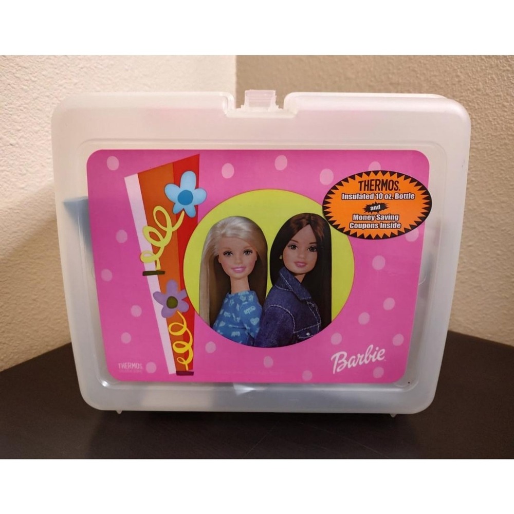 Vintage Thermos Barbie Fun House Plastic Lunch Box
